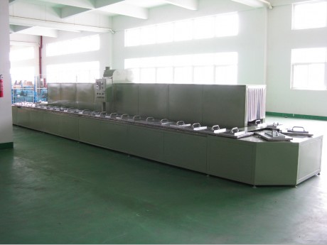 Rotary air filter production line